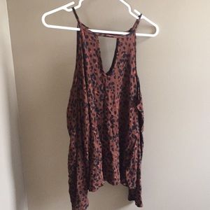 Cold shoulder long sleeve shirt